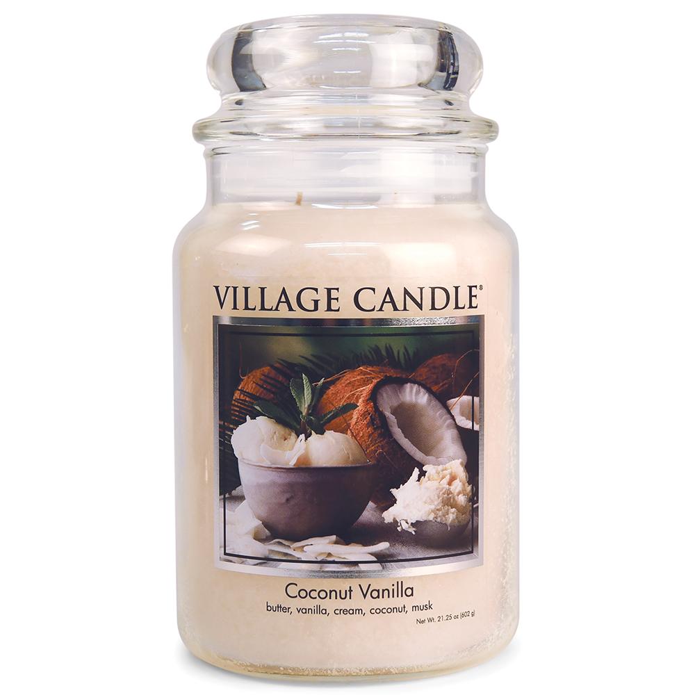 Village Candle Dome 602g - Coconut Vanilla